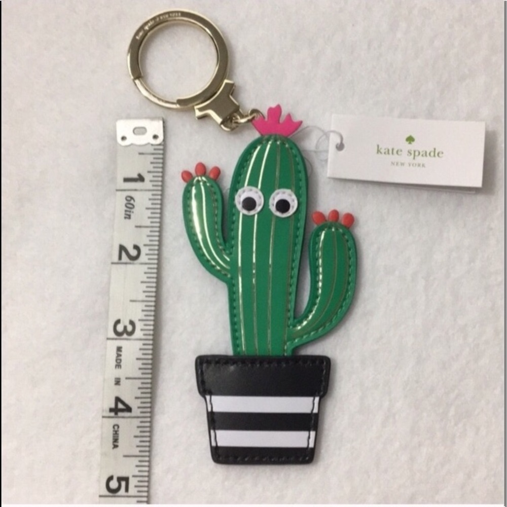 JUST 1 LEFT🌵KATE SPADE CACTUS🌵KEYRING/FOB BNWT - Picture 6 of 7